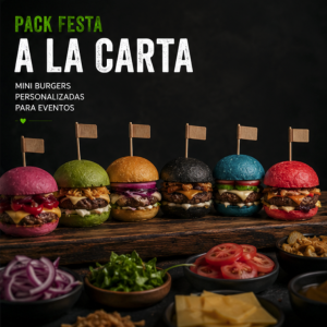 Pack Festa Á Carta — Mini Burgers Personalizadas para Eventos